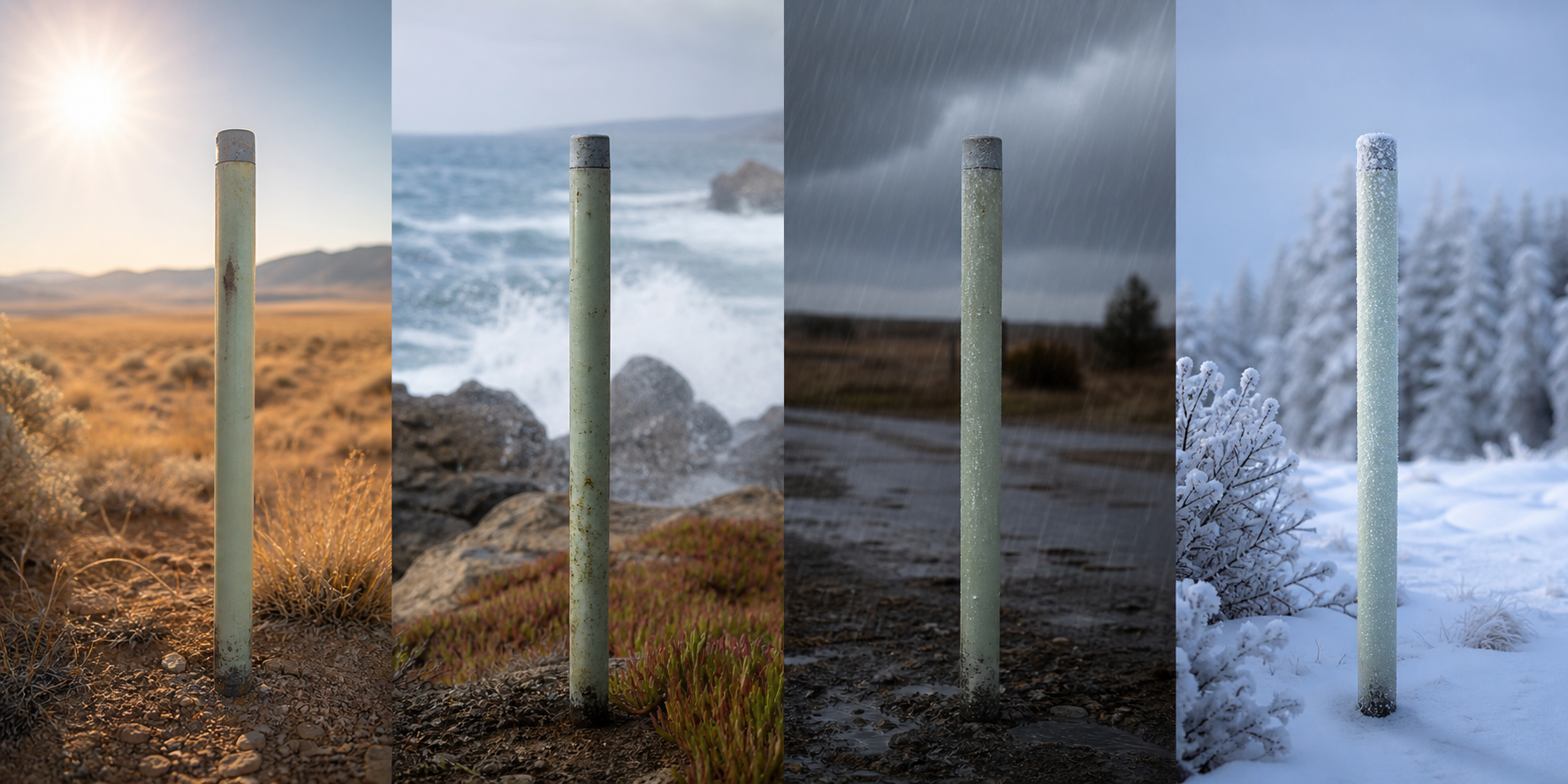 Fiberglass Rods in Diverse Outdoor Environments