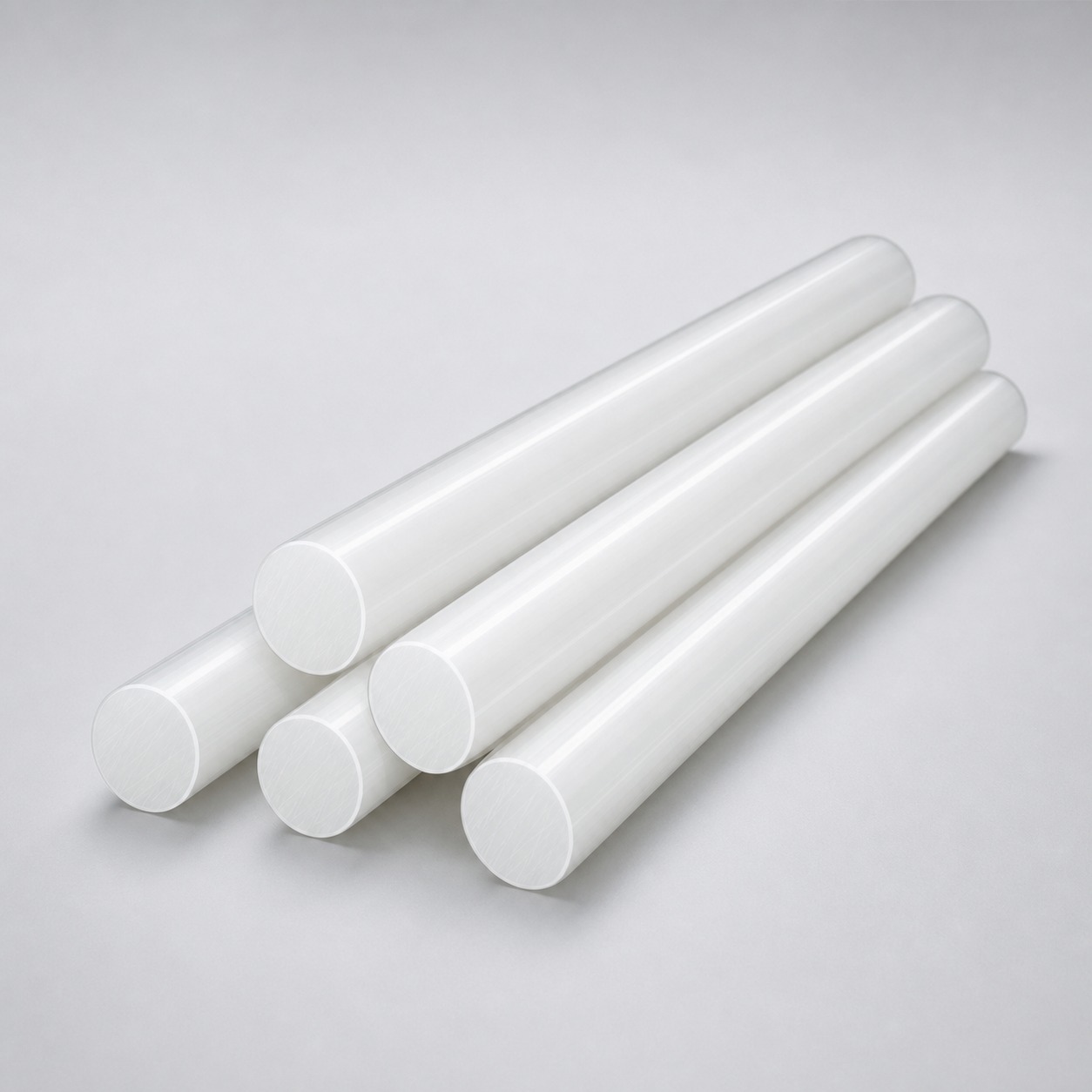 Glowing Fiberglass Rods In Product Photo