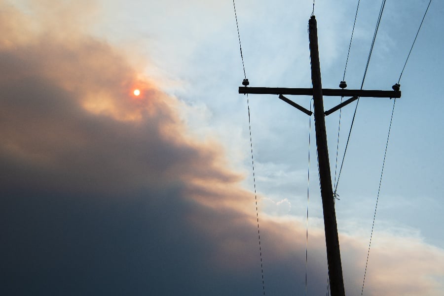 FRP Composite Utility Poles Withstand Forest Fires